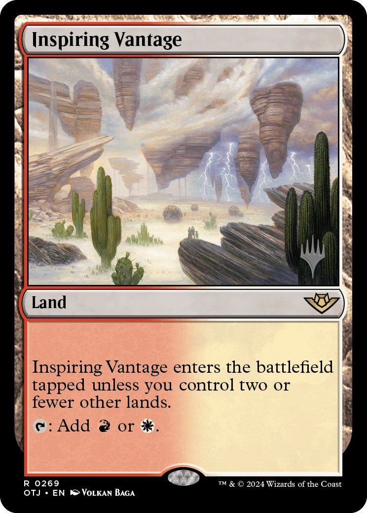 Inspiring Vantage (Promo Pack) [Outlaws of Thunder Junction Promos] - Trinity Hobby