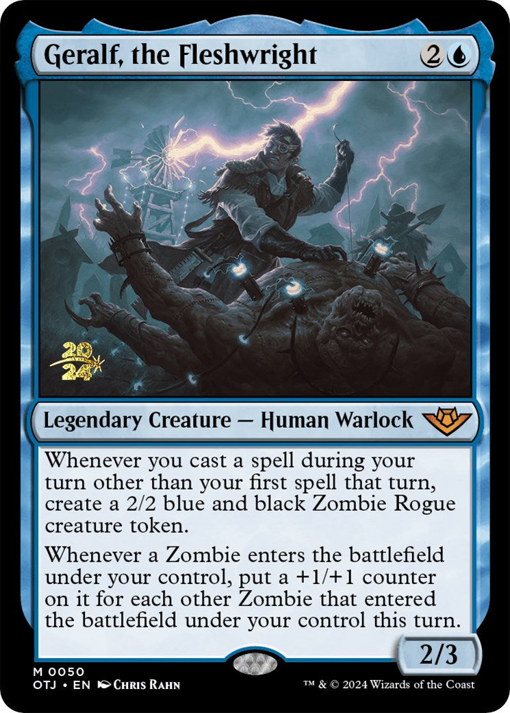 Geralf, the Fleshwright [Outlaws of Thunder Junction Prerelease Promos] - Trinity Hobby