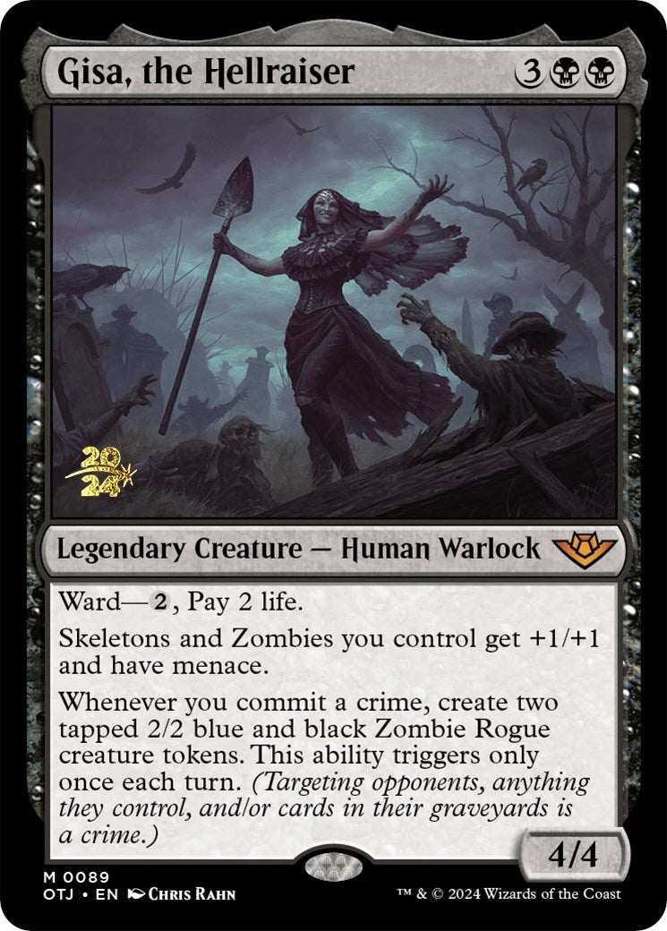 Gisa, the Hellraiser [Outlaws of Thunder Junction Prerelease Promos] - Trinity Hobby