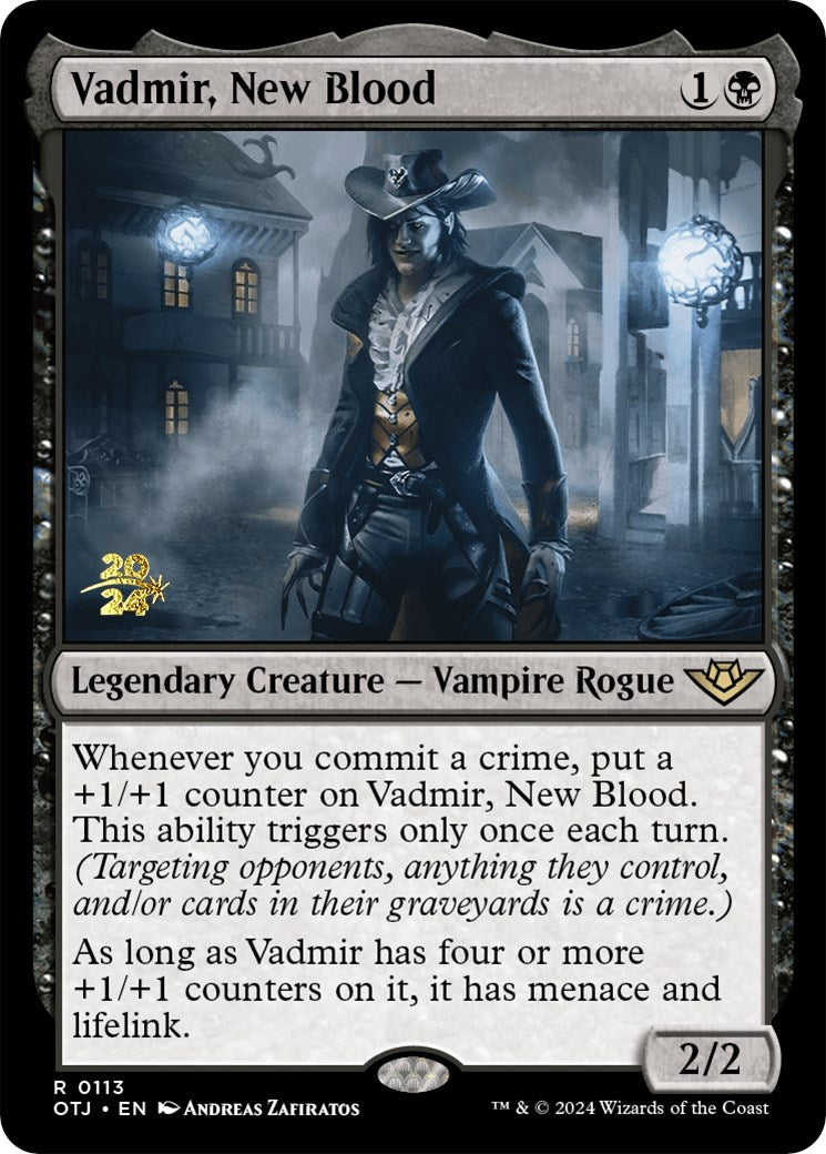 Vadmir, New Blood [Outlaws of Thunder Junction Prerelease Promos] - Trinity Hobby