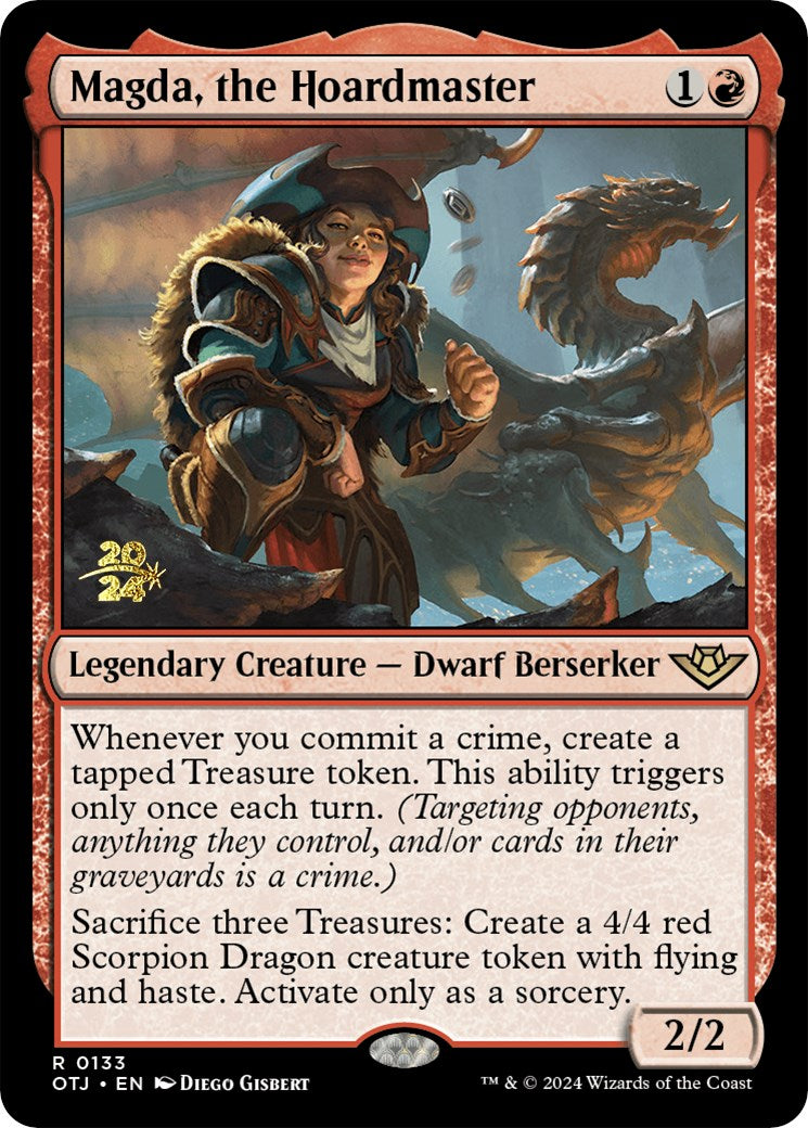 Magda, the Hoardmaster [Outlaws of Thunder Junction Prerelease Promos] - Trinity Hobby