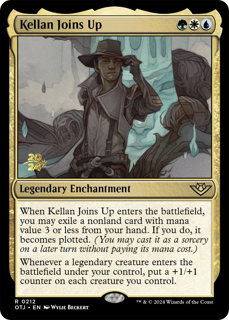 Kellan Joins Up [Outlaws of Thunder Junction Prerelease Promos] - Trinity Hobby