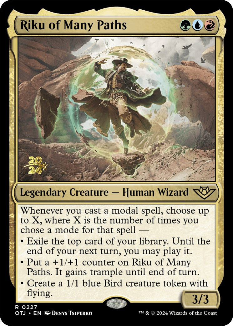 Riku of Many Paths [Outlaws of Thunder Junction Prerelease Promos] - Trinity Hobby