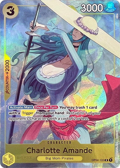 Charlotte Amande (Premium Card Collection -Best Selection Vol. 1-) (OP04-105) - [One Piece Promotion Cards] Foil - Trinity Hobby