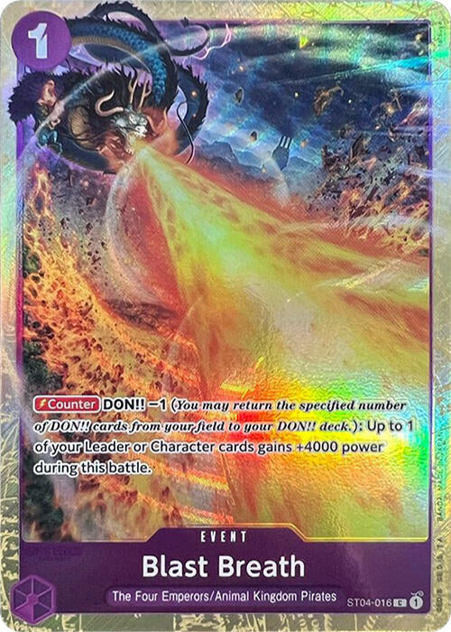 Blast Breath (Premium Card Collection -Best Selection Vol. 1-) (ST04-016) - [One Piece Promotion Cards] Foil - Trinity Hobby