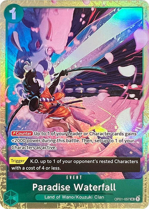 Paradise Waterfall (Premium Card Collection -Best Selection Vol. 1-) (OP01-057) - [One Piece Promotion Cards] Foil - Trinity Hobby