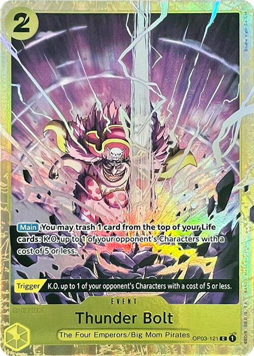 Thunder Bolt (Premium Card Collection -Best Selection Vol. 1-) (OP03-121) - [One Piece Promotion Cards] Foil - Trinity Hobby