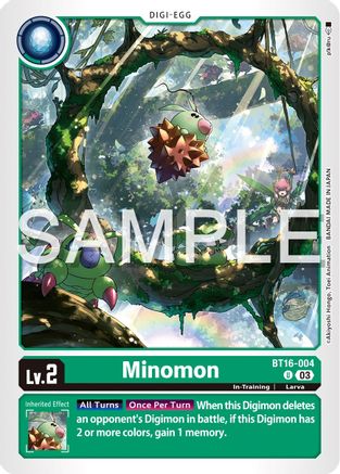 Minomon [BT16-004] [Beginning Observer] - Trinity Hobby