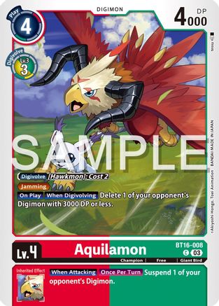 Aquilamon [BT16-008] [Beginning Observer] - Trinity Hobby