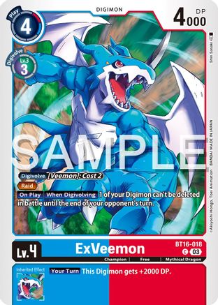 ExVeemon [BT16-018] [Beginning Observer] - Trinity Hobby