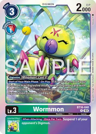Wormmon [BT16-040] [Beginning Observer] - Trinity Hobby