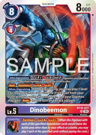 Dinobeemon [BT16-077] [Beginning Observer] - Trinity Hobby