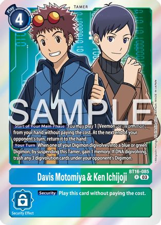 Davis Motomiya & Ken Ichijoji [BT16-085] [Beginning Observer] - Trinity Hobby