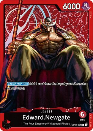 Edward.Newgate (Special Goods Set -Former Four Emperors-) (OP02-001) - [One Piece Promotion Cards] Foil - Trinity Hobby
