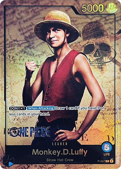 Monkey.D.Luffy (047) (Premium Card Collection -Live Action Edition-) (P-047) - [One Piece Promotion Cards] Foil - Trinity Hobby