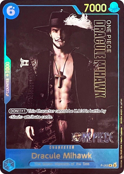 Dracule Mihawk (Premium Card Collection -Live Action Edition-) (P-052) - [One Piece Promotion Cards] Foil - Trinity Hobby