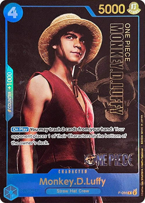 Monkey.D.Luffy (055) (Premium Card Collection -Live Action Edition-) (P-055) - [One Piece Promotion Cards] Foil - Trinity Hobby