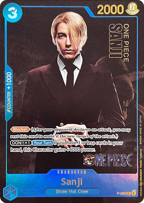 Sanji (Premium Card Collection -Live Action Edition-) (P-050) - [One Piece Promotion Cards] Foil - Trinity Hobby
