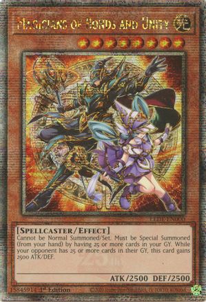Magicians of Bonds and Unity [LEDE-EN000] Quarter Century Secret Rare - Trinity Hobby
