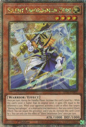 Silent Swordsman Zero [LEDE-EN002] Quarter Century Secret Rare - Trinity Hobby