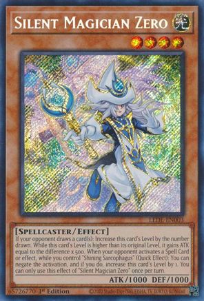 Silent Magician Zero [LEDE-EN003] Secret Rare - Trinity Hobby