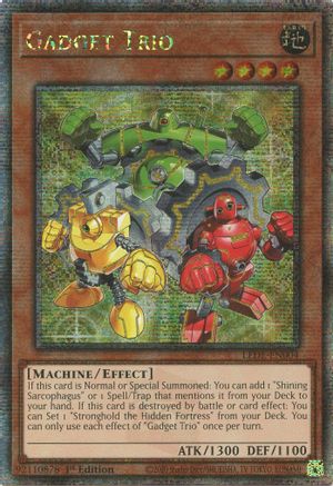 Gadget Trio [LEDE-EN004] Quarter Century Secret Rare - Trinity Hobby