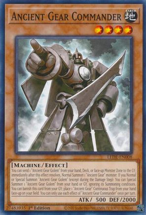 Ancient Gear Commander [LEDE-EN008] Common - Trinity Hobby