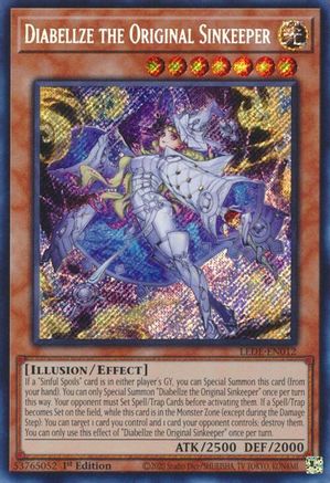 Diabellze the Original Sinkeeper [LEDE-EN012] Secret Rare - Trinity Hobby