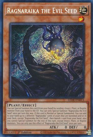 Ragnaraika the Evil Seed [LEDE-EN013] Secret Rare - Trinity Hobby