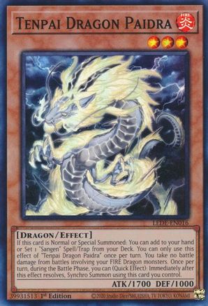 Tenpai Dragon Paidra [LEDE-EN016] Super Rare - Trinity Hobby