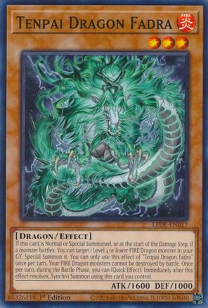 Tenpai Dragon Fadra [LEDE-EN017] Common - Trinity Hobby