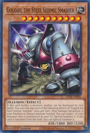 Golgoil the Steel Seismic Smasher [LEDE-EN026] Common - Trinity Hobby