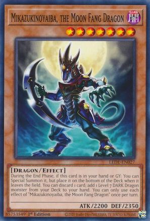 Mikazukinoyaiba, the Moon Fang Dragon [LEDE-EN027] Common - Trinity Hobby