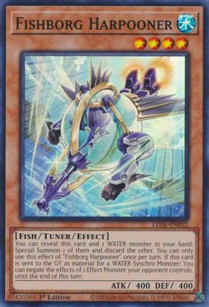 Fishborg Harpooner [LEDE-EN032] Super Rare - Trinity Hobby