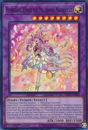 Flowering Etoile the Melodious Magnificat [LEDE-EN036] Super Rare - Trinity Hobby