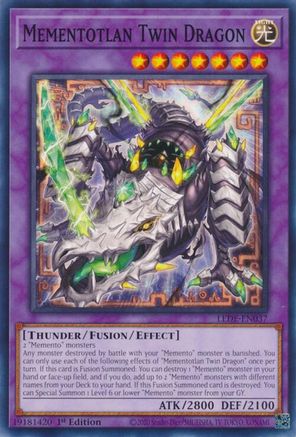 Mementotlan Twin Dragon [LEDE-EN037] Common - Trinity Hobby