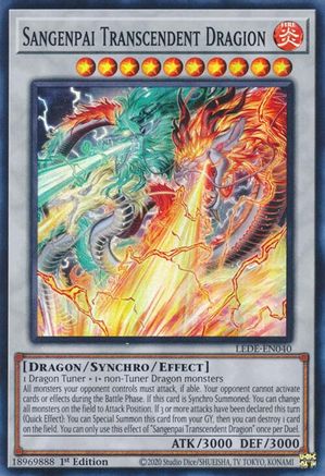 Sangenpai Transcendent Dragion [LEDE-EN040] Super Rare - Trinity Hobby