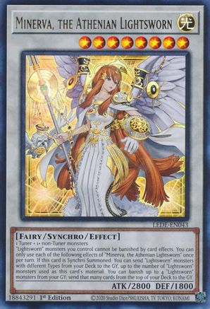 Minerva, the Athenian Lightsworn [LEDE-EN043] Ultra Rare - Trinity Hobby