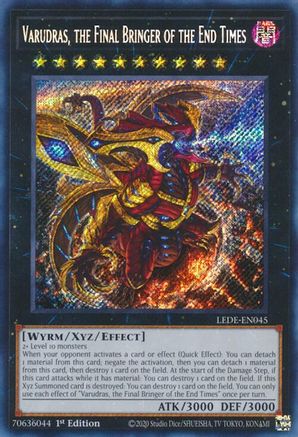 Varudras, the Final Bringer of the End Times [LEDE-EN045] Secret Rare - Trinity Hobby