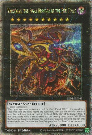 Varudras, the Final Bringer of the End Times (Quarter Century Secret Rare) [LEDE-EN045] Quarter Century Secret Rare - Trinity Hobby