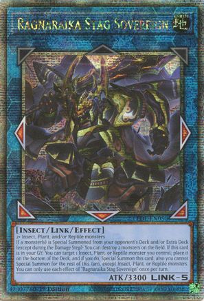 Ragnaraika Stag Sovereign (Quarter Century Secret Rare) [LEDE-EN050] Quarter Century Secret Rare - Trinity Hobby