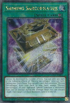 Shining Sarcophagus (Quarter Century Secret Rare) [LEDE-EN051] Quarter Century Secret Rare - Trinity Hobby