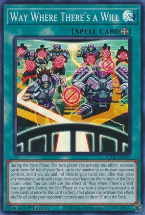 Way Where There's a Will [LEDE-EN067] Super Rare - Trinity Hobby