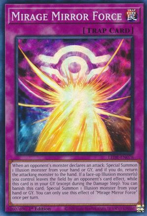 Mirage Mirror Force [LEDE-EN078] Super Rare - Trinity Hobby