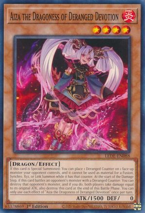 Aiza the Dragoness of Deranged Devotion [LEDE-EN088] Common - Trinity Hobby