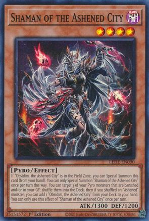 Shaman of the Ashened City [LEDE-EN090] Super Rare - Trinity Hobby