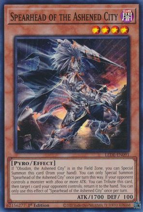 Spearhead of the Ashened City [LEDE-EN091] Super Rare - Trinity Hobby