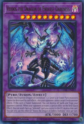 Veidos the Dragon of Endless Darkness [LEDE-EN092] Ultra Rare - Trinity Hobby