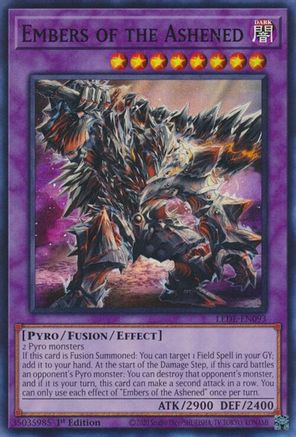 Embers of the Ashened [LEDE-EN093] Super Rare - Trinity Hobby