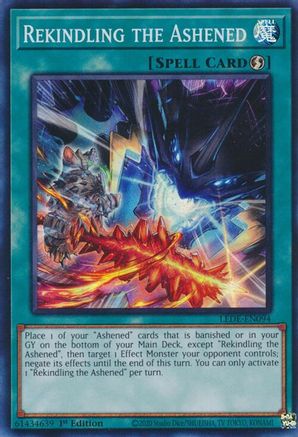 Rekindling the Ashened [LEDE-EN094] Super Rare - Trinity Hobby